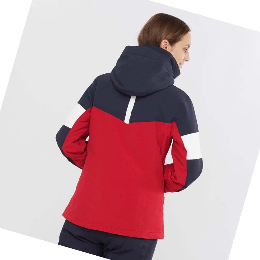 Chaquetas Salomon SPEED INSULATED Mujer Rojos | MX 2439ZUT